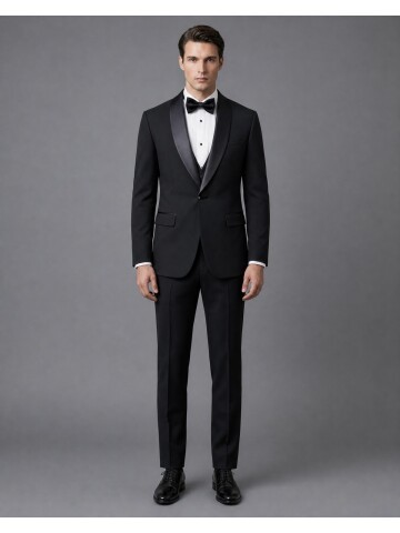 Black Shawl Collar Tuxedo