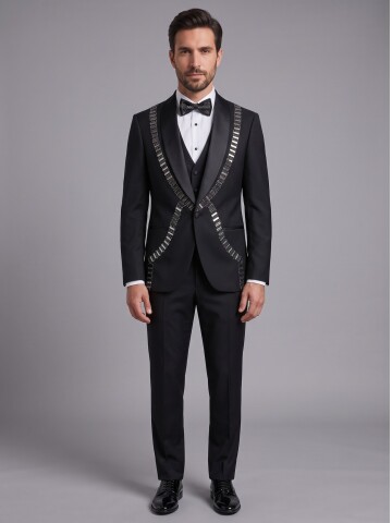 Black Shawl Lapel Tuxedo