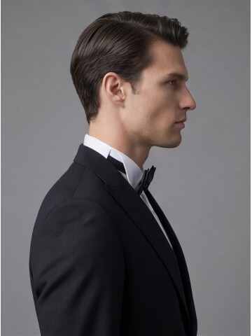 Black Three-Piece Tuxedo