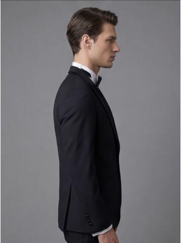 Black Three-Piece Tuxedo