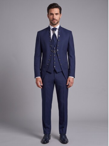 SUIT SARTORIA NAVY BLUE TUXEDO 5560