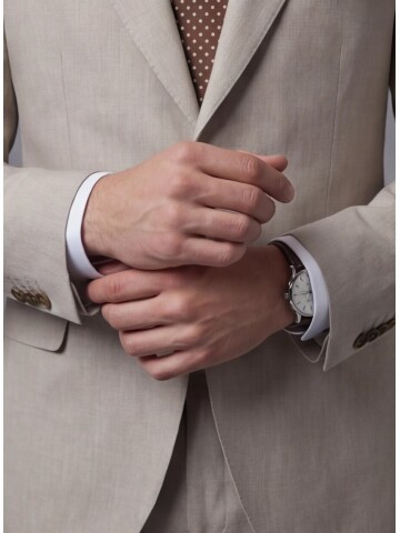 Taş Mono Yaka İki Düğmeli Slim Fit Takım Elbise