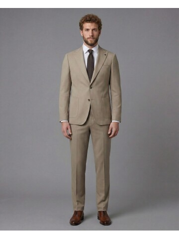 Stone Peak Lapel Slim Fit 2-Button Patch Pocket Suit