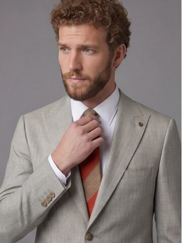 Stone Peak Lapel Comfort Fit Mens Suit